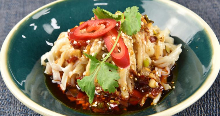 Cold Noodles with Spicy Meat Sauce