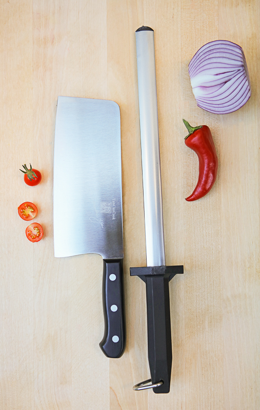 Signature Knife & Diamond Steel Sharpener - Yan Can Cook Store